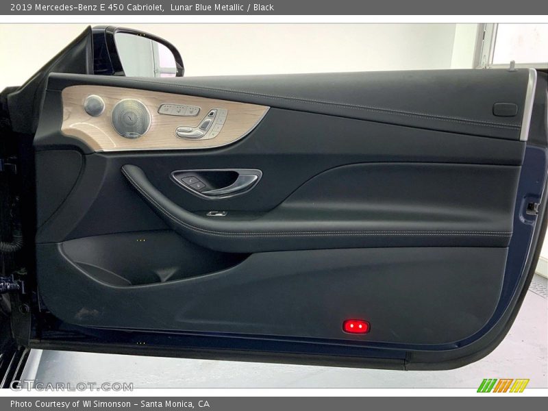 Lunar Blue Metallic / Black 2019 Mercedes-Benz E 450 Cabriolet