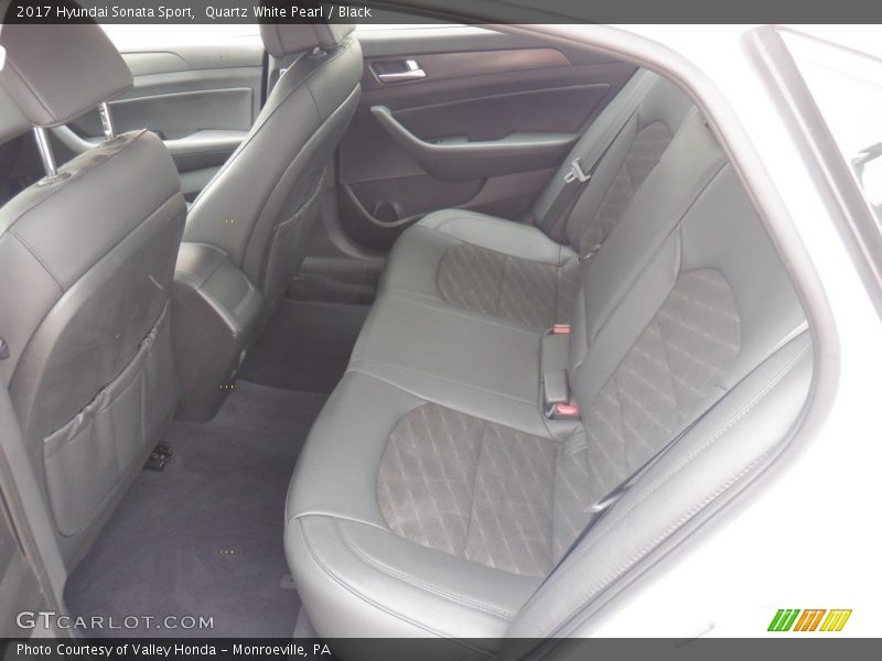 Quartz White Pearl / Black 2017 Hyundai Sonata Sport