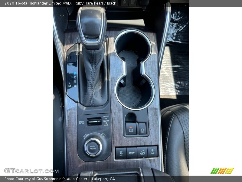 Ruby Flare Pearl / Black 2020 Toyota Highlander Limited AWD