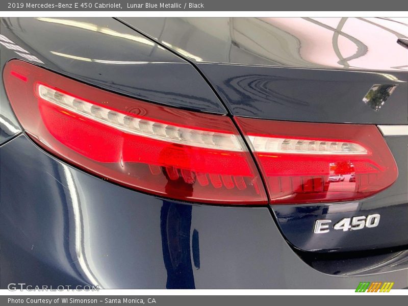 Lunar Blue Metallic / Black 2019 Mercedes-Benz E 450 Cabriolet