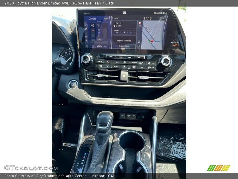 Ruby Flare Pearl / Black 2020 Toyota Highlander Limited AWD