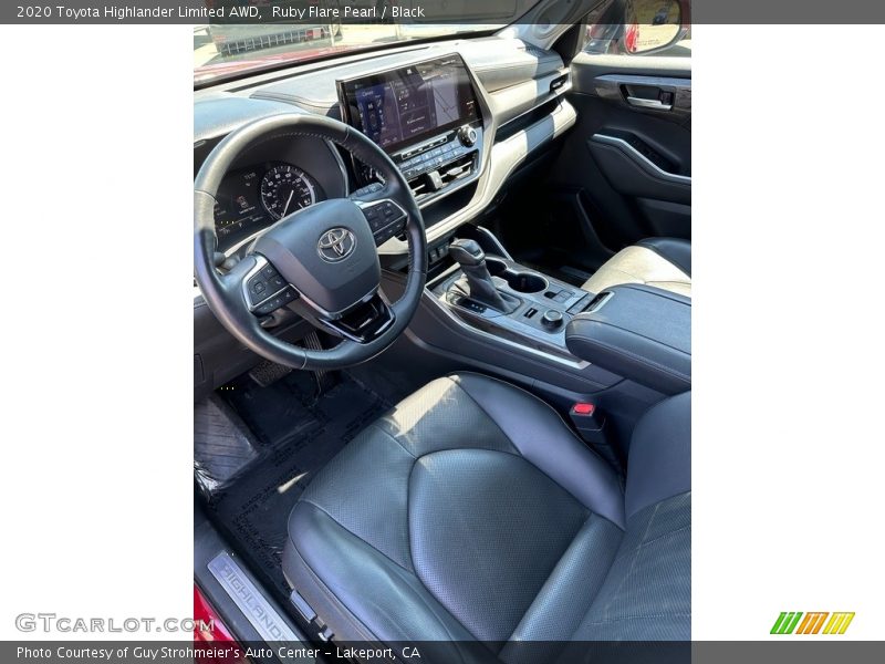 Ruby Flare Pearl / Black 2020 Toyota Highlander Limited AWD