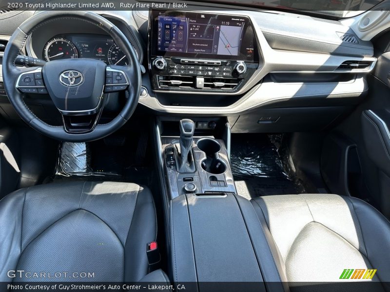 Ruby Flare Pearl / Black 2020 Toyota Highlander Limited AWD