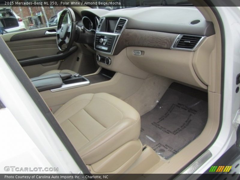 Polar White / Almond Beige/Mocha 2015 Mercedes-Benz ML 350