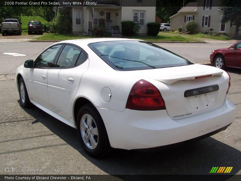 Ivory White / Ebony 2008 Pontiac Grand Prix Sedan