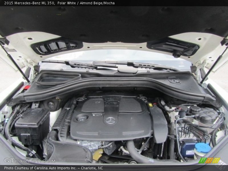 Polar White / Almond Beige/Mocha 2015 Mercedes-Benz ML 350