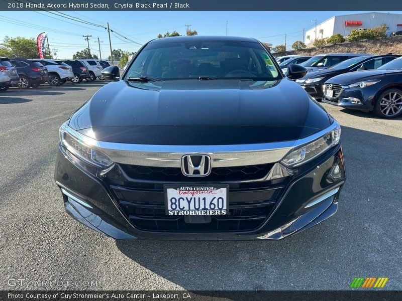 Crystal Black Pearl / Black 2018 Honda Accord Hybrid Sedan