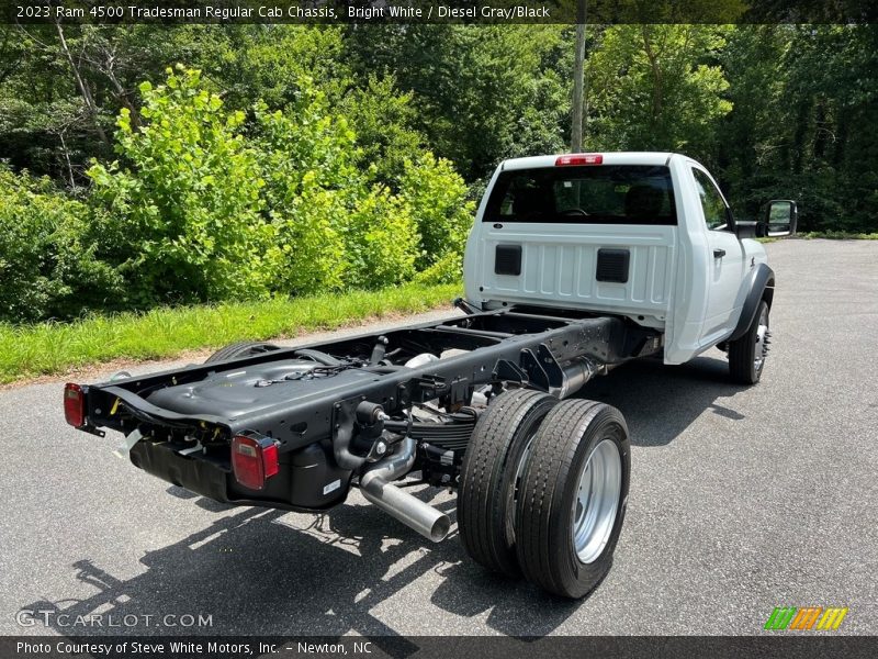 Bright White / Diesel Gray/Black 2023 Ram 4500 Tradesman Regular Cab Chassis