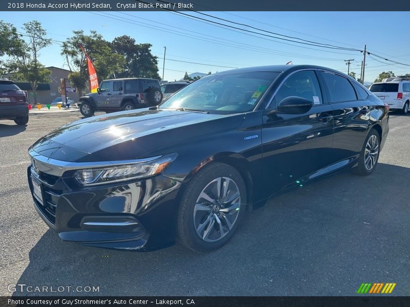 Crystal Black Pearl / Black 2018 Honda Accord Hybrid Sedan