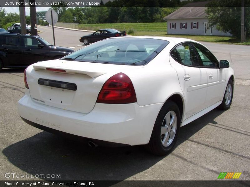 Ivory White / Ebony 2008 Pontiac Grand Prix Sedan