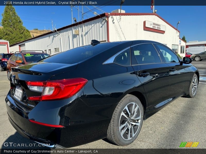 Crystal Black Pearl / Black 2018 Honda Accord Hybrid Sedan