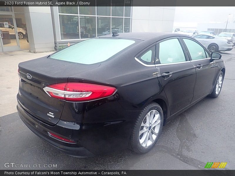 Agate Black / Ebony 2020 Ford Fusion Hybrid SE