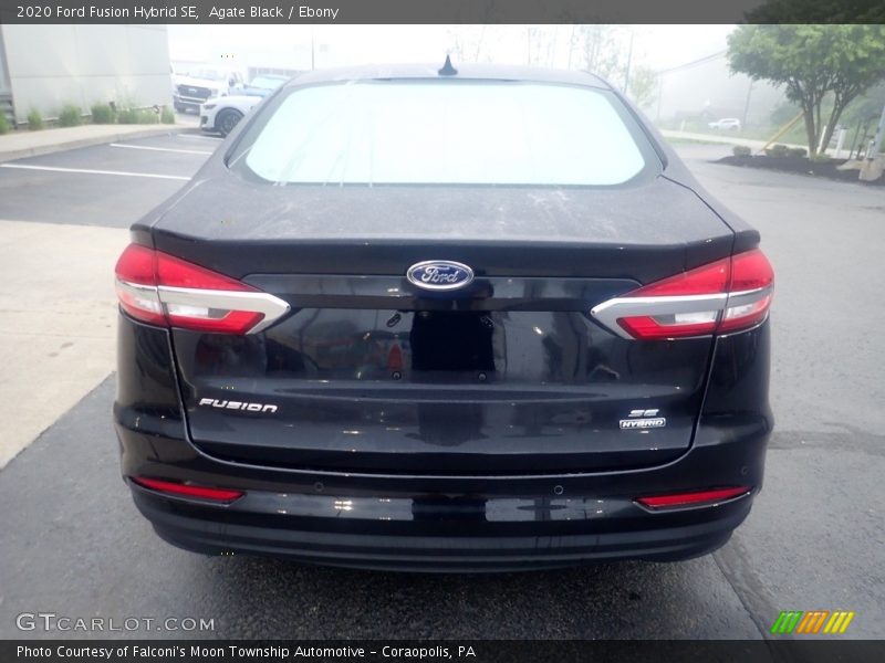 Agate Black / Ebony 2020 Ford Fusion Hybrid SE
