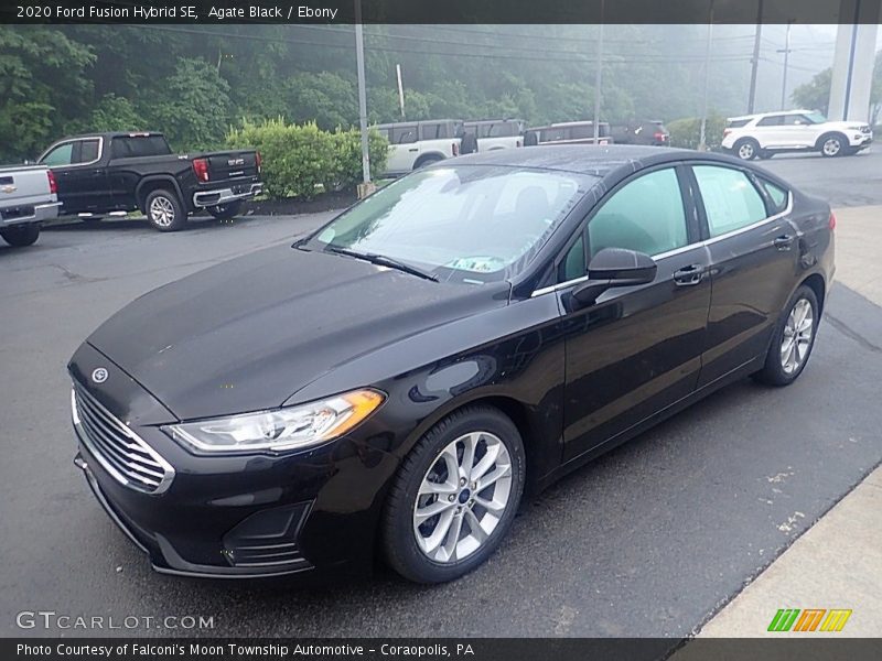 Agate Black / Ebony 2020 Ford Fusion Hybrid SE