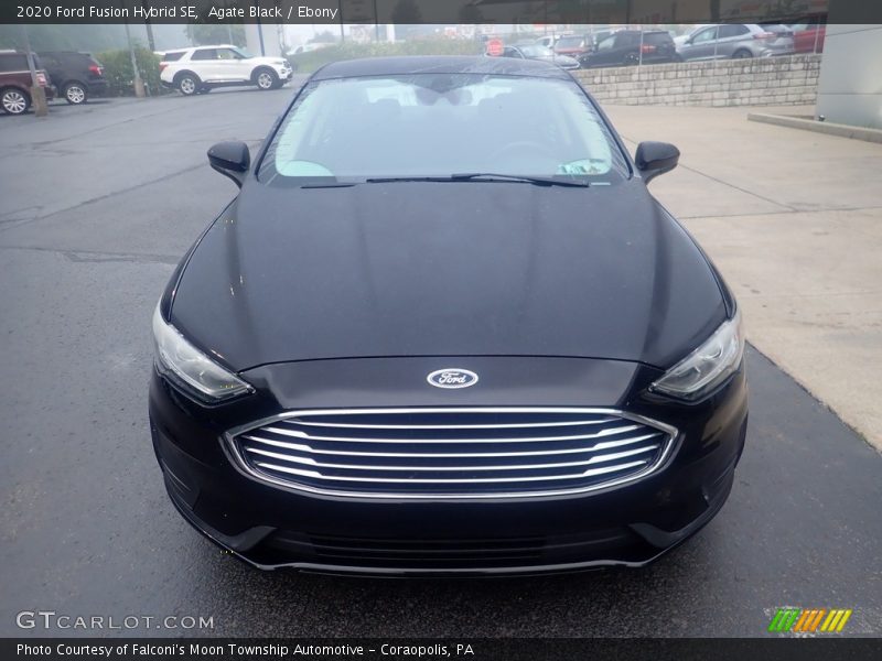 Agate Black / Ebony 2020 Ford Fusion Hybrid SE