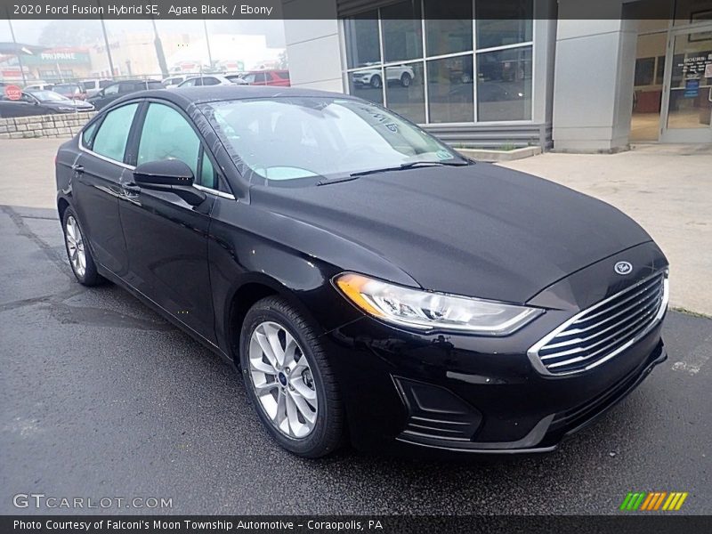 Agate Black / Ebony 2020 Ford Fusion Hybrid SE