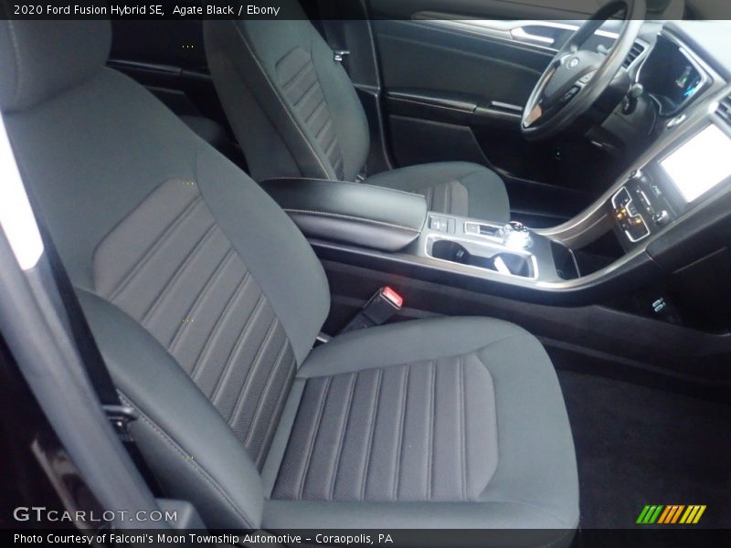 Agate Black / Ebony 2020 Ford Fusion Hybrid SE