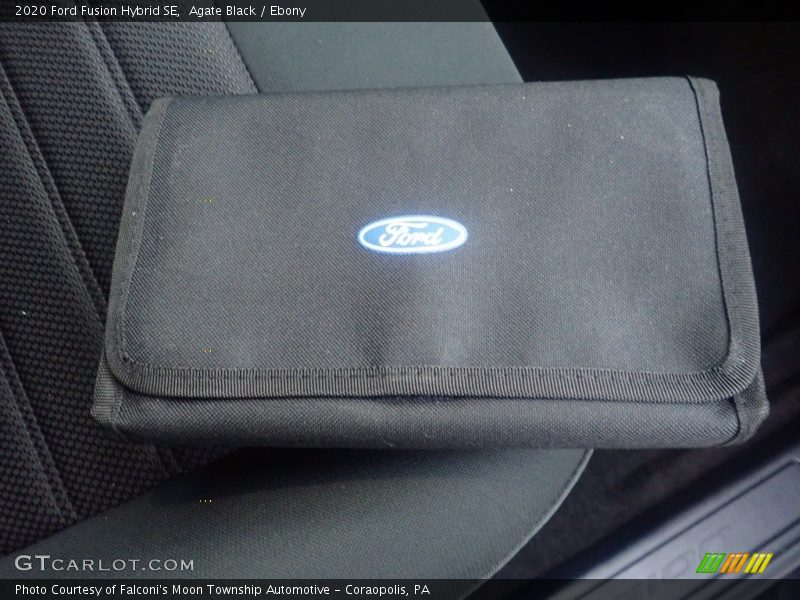 Agate Black / Ebony 2020 Ford Fusion Hybrid SE