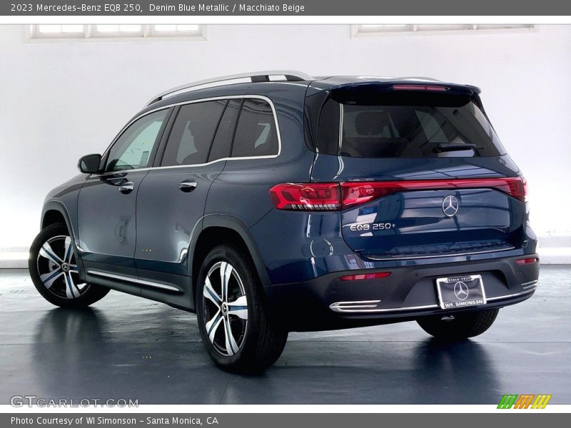 Denim Blue Metallic / Macchiato Beige 2023 Mercedes-Benz EQB 250