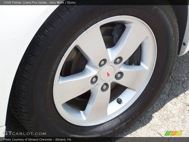 Ivory White / Ebony 2008 Pontiac Grand Prix Sedan