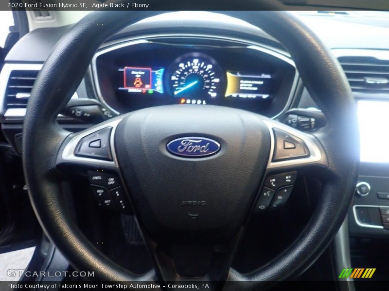 Agate Black / Ebony 2020 Ford Fusion Hybrid SE