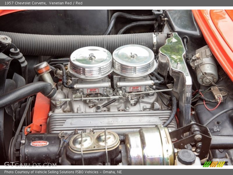  1957 Corvette  Engine - 283 cid/270 hp OHV 16-Valve V8