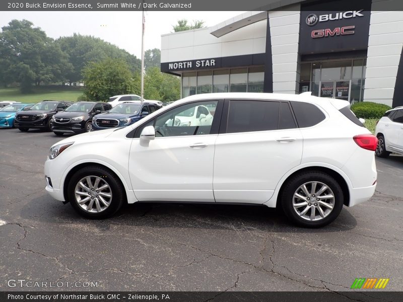 Summit White / Dark Galvanized 2020 Buick Envision Essence