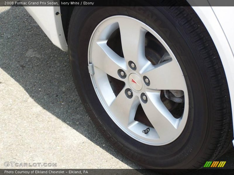 Ivory White / Ebony 2008 Pontiac Grand Prix Sedan