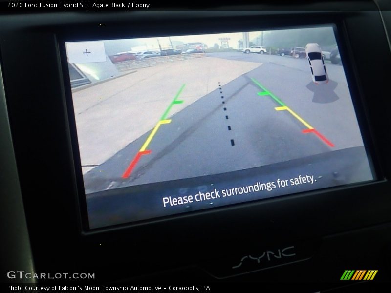 Agate Black / Ebony 2020 Ford Fusion Hybrid SE