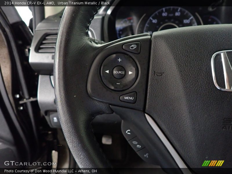 Urban Titanium Metallic / Black 2014 Honda CR-V EX-L AWD