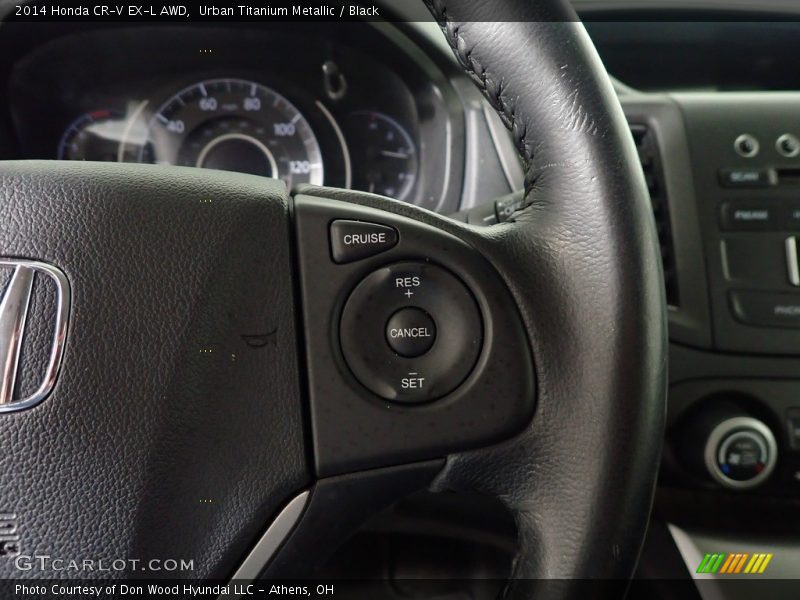 Urban Titanium Metallic / Black 2014 Honda CR-V EX-L AWD