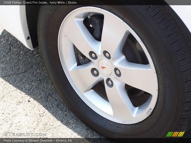 Ivory White / Ebony 2008 Pontiac Grand Prix Sedan