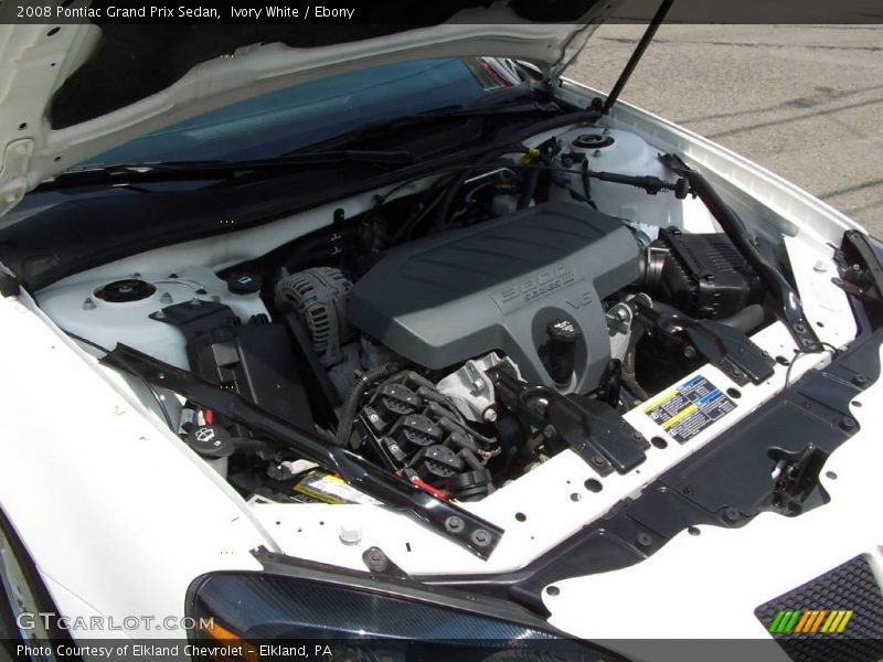Ivory White / Ebony 2008 Pontiac Grand Prix Sedan