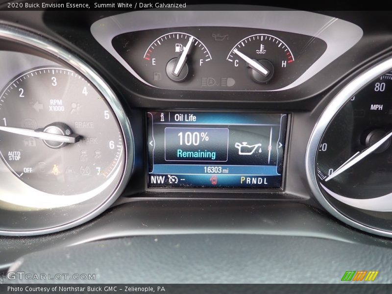 Summit White / Dark Galvanized 2020 Buick Envision Essence