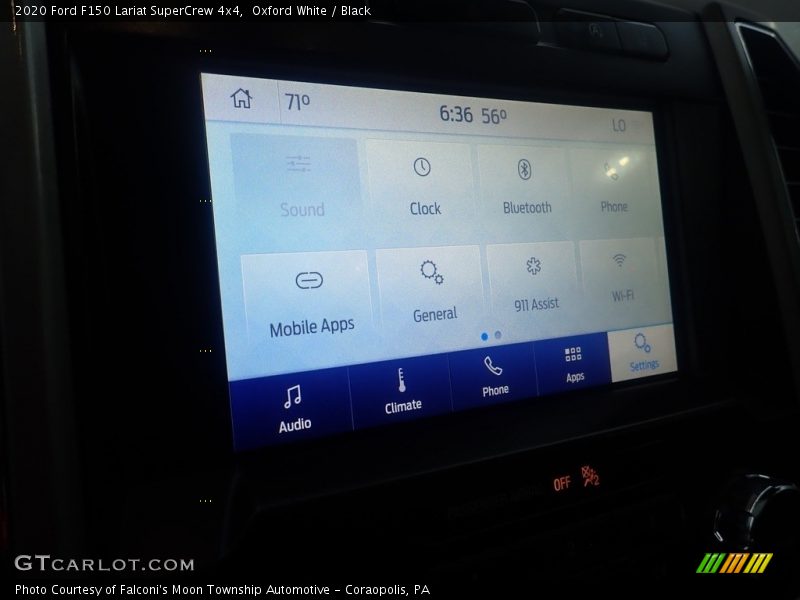 Oxford White / Black 2020 Ford F150 Lariat SuperCrew 4x4