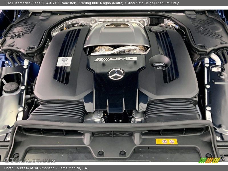  2023 SL AMG 63 Roadster Engine - 4.0 Liter DI biturbo DOHC 32-Valve VVT V8