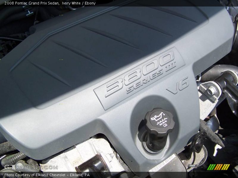 Ivory White / Ebony 2008 Pontiac Grand Prix Sedan