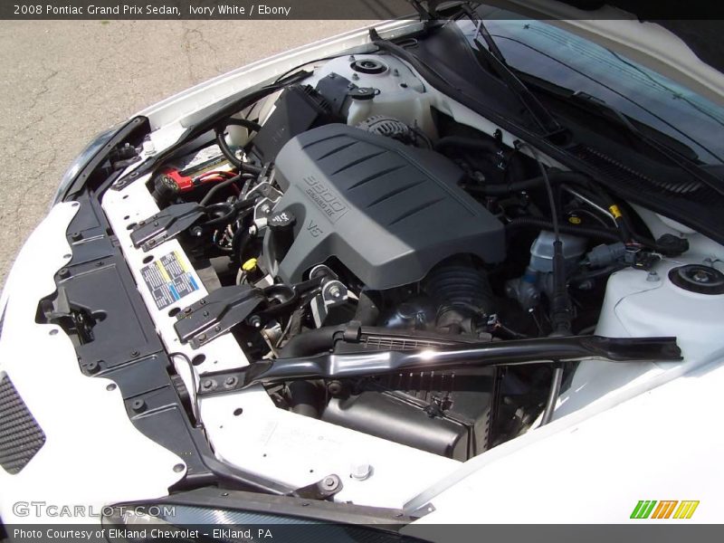 Ivory White / Ebony 2008 Pontiac Grand Prix Sedan