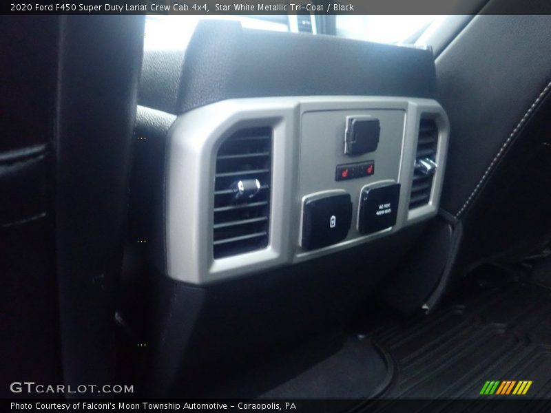 Star White Metallic Tri-Coat / Black 2020 Ford F450 Super Duty Lariat Crew Cab 4x4