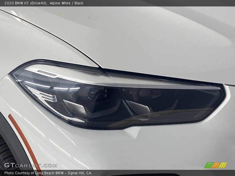 Alpine White / Black 2020 BMW X5 sDrive40i
