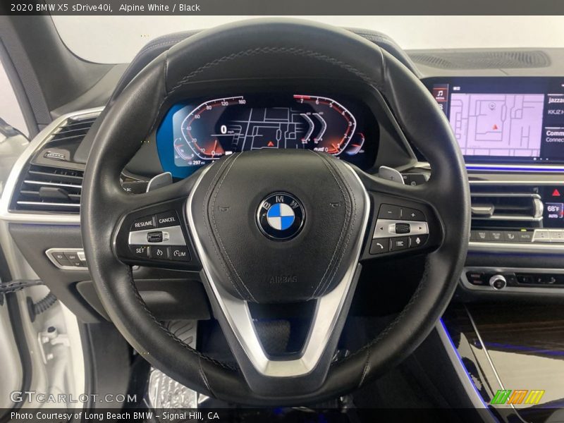 Alpine White / Black 2020 BMW X5 sDrive40i