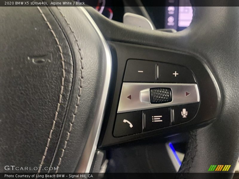 Alpine White / Black 2020 BMW X5 sDrive40i