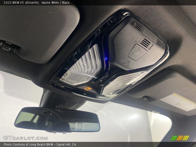 Alpine White / Black 2020 BMW X5 sDrive40i