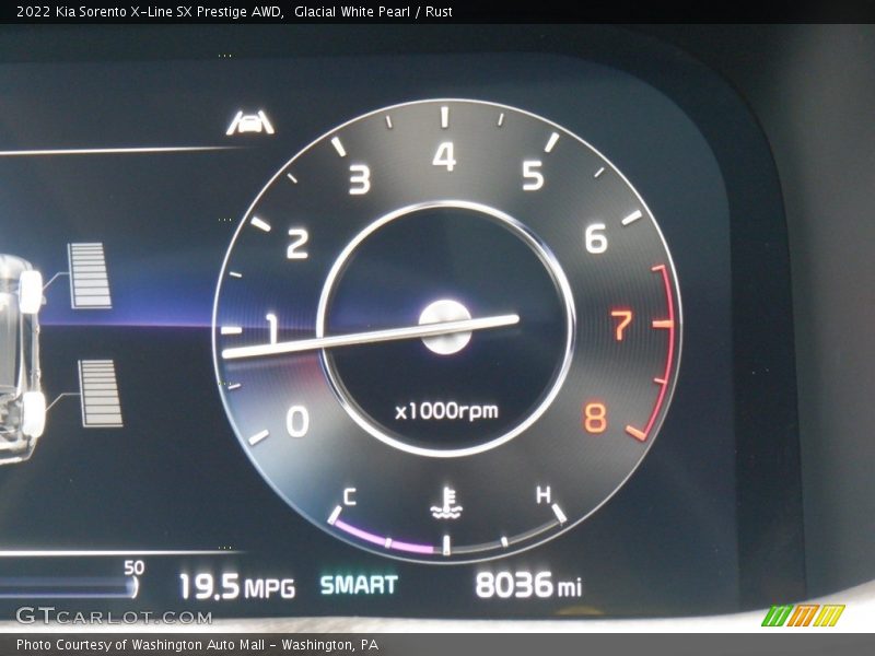 Glacial White Pearl / Rust 2022 Kia Sorento X-Line SX Prestige AWD