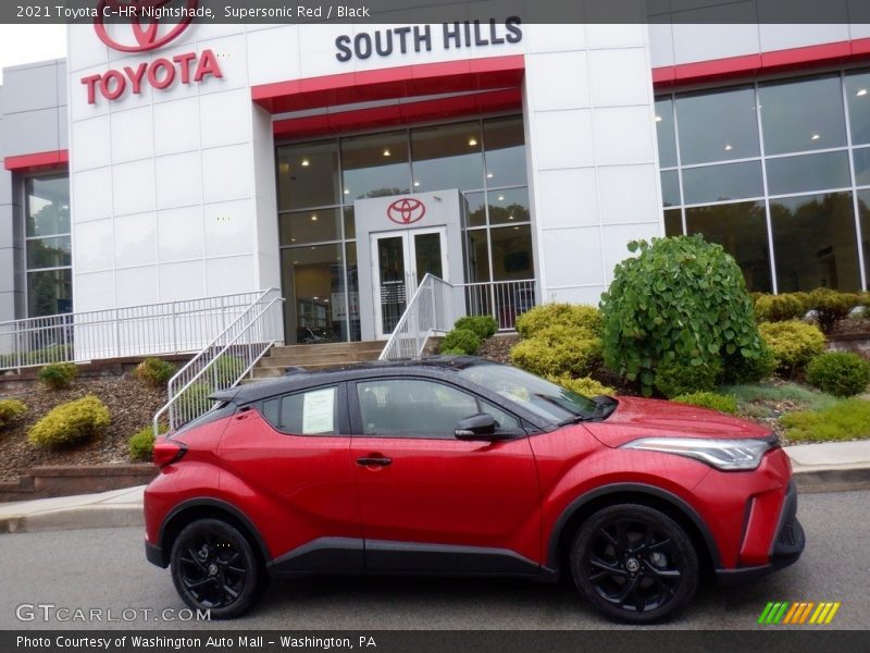 Supersonic Red / Black 2021 Toyota C-HR Nightshade
