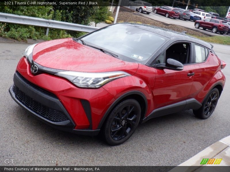 Supersonic Red / Black 2021 Toyota C-HR Nightshade