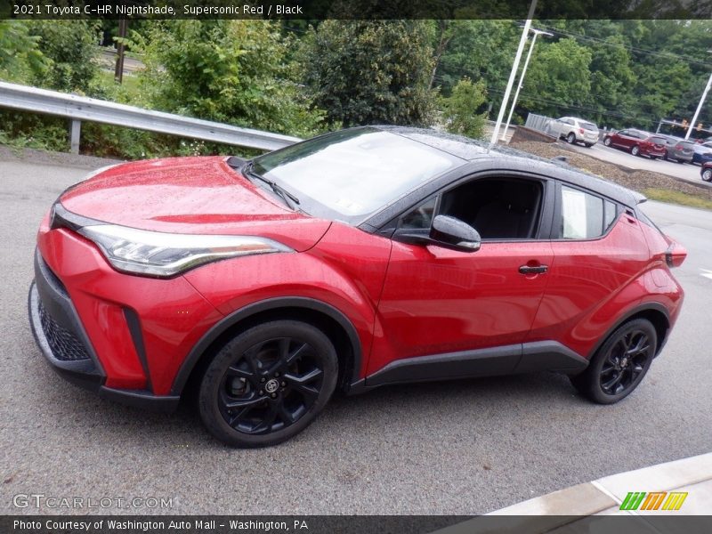Supersonic Red / Black 2021 Toyota C-HR Nightshade