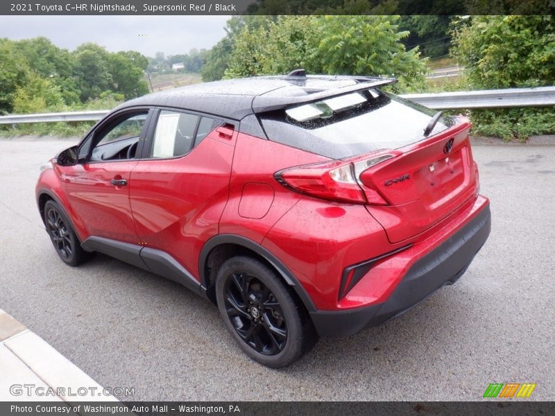 Supersonic Red / Black 2021 Toyota C-HR Nightshade
