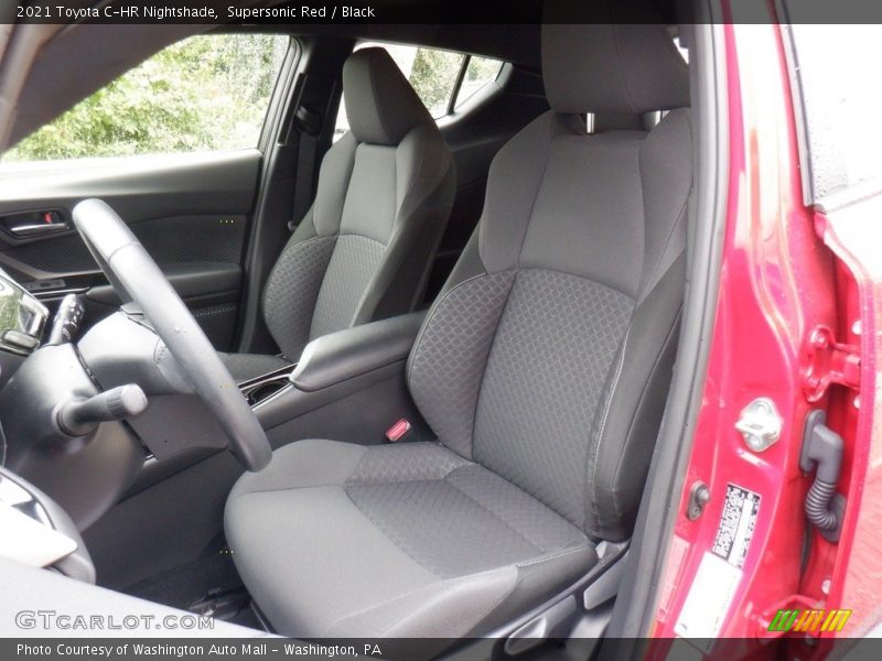Front Seat of 2021 C-HR Nightshade