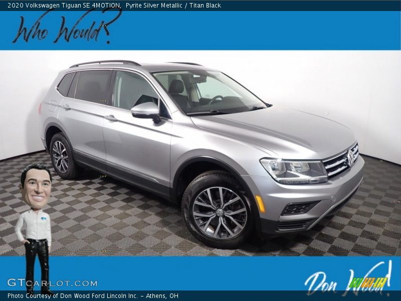 Pyrite Silver Metallic / Titan Black 2020 Volkswagen Tiguan SE 4MOTION